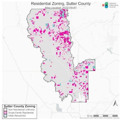Sacramento Region Zoning Maps Othering & Belonging Institute